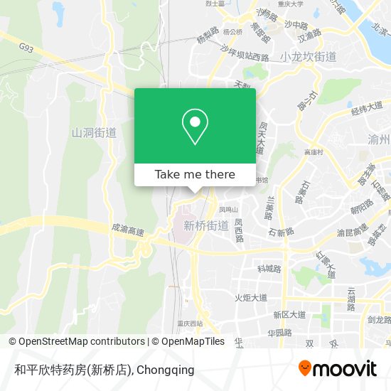 和平欣特药房(新桥店) map