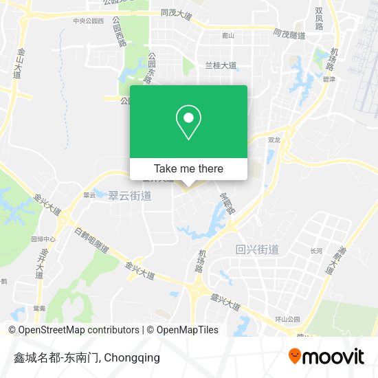 鑫城名都-东南门 map