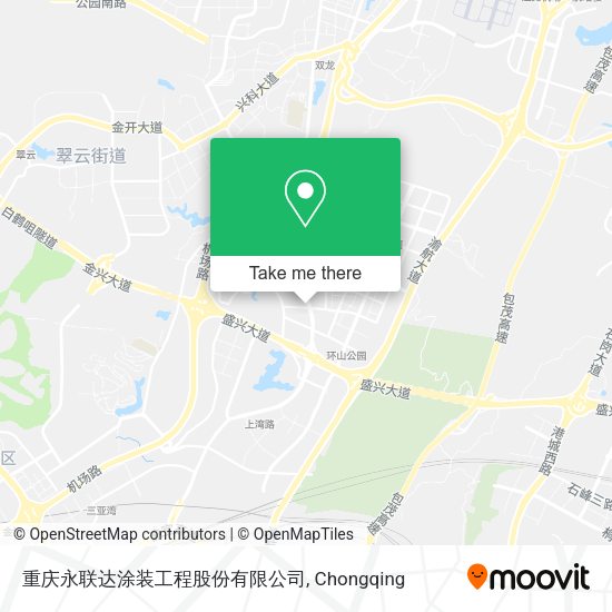 重庆永联达涂装工程股份有限公司 map