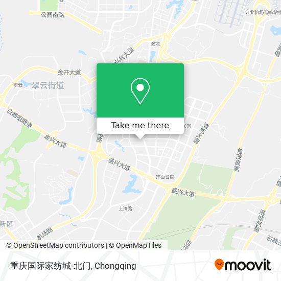 重庆国际家纺城-北门 map