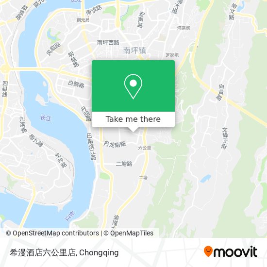 希漫酒店六公里店 map