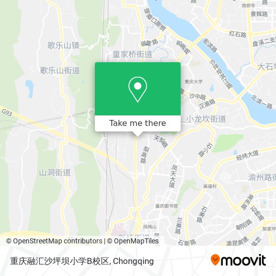 重庆融汇沙坪坝小学B校区 map