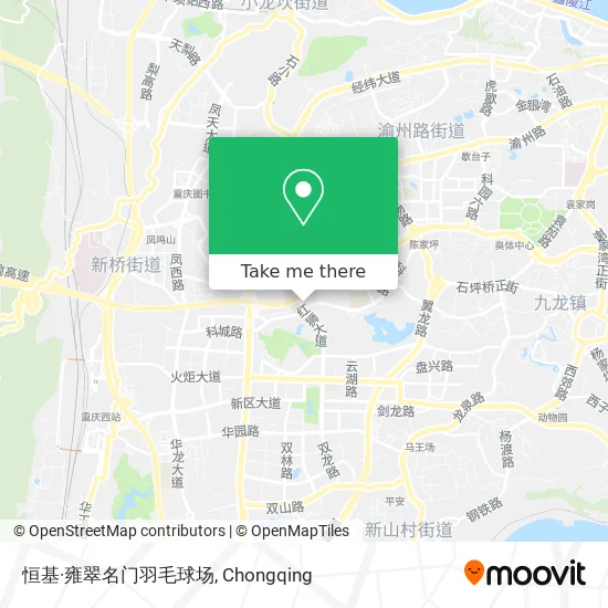 恒基·雍翠名门羽毛球场 map