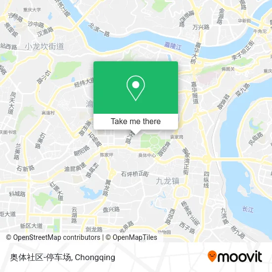 奥体社区-停车场 map