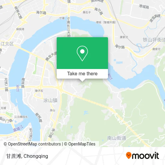 甘蔗滩 map