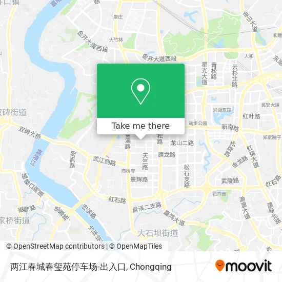 两江春城春玺苑停车场-出入口 map
