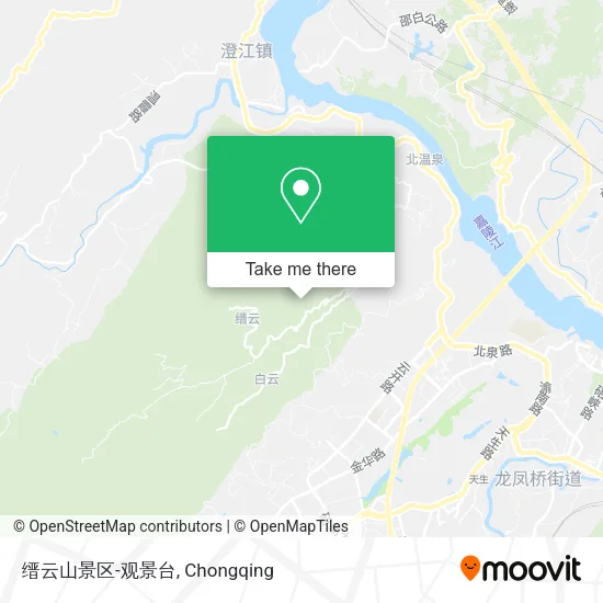 缙云山景区-观景台 map