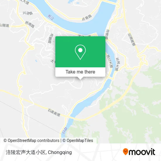 涪陵宏声大道小区 map