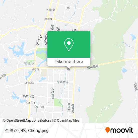 金剑路小区 map