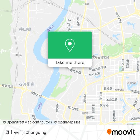 原山-南门 map