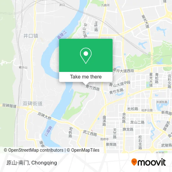 原山-南门 map