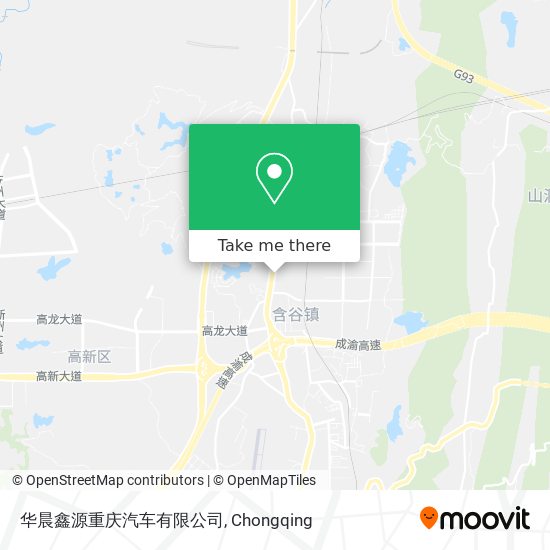 华晨鑫源重庆汽车有限公司 map