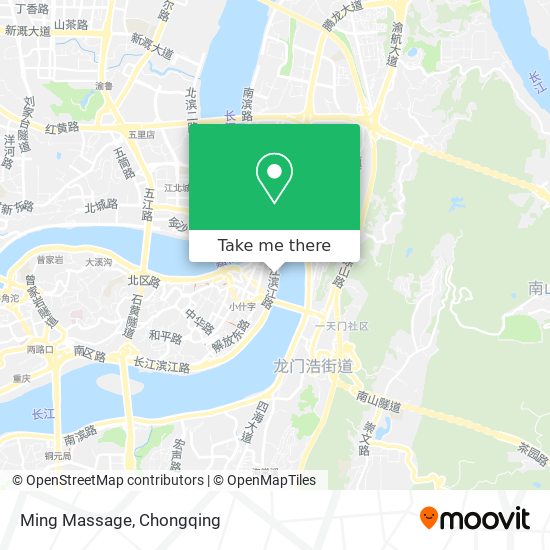 Ming Massage map