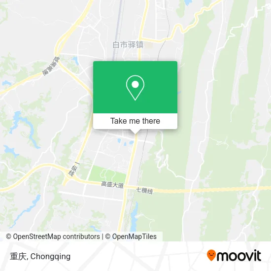 重庆 map