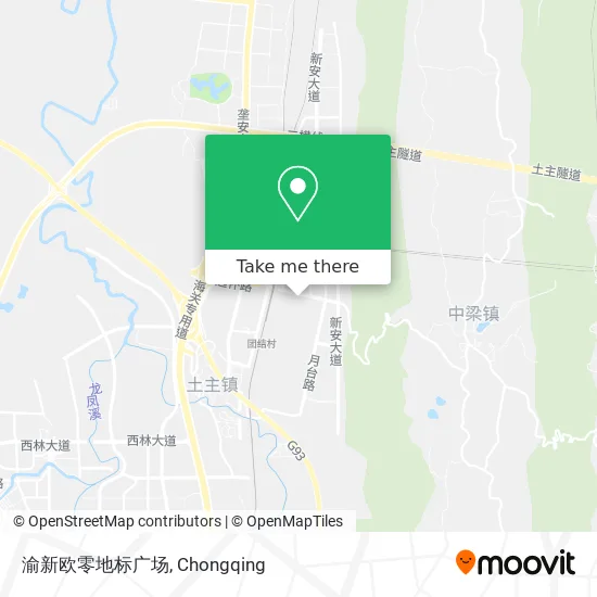 渝新欧零地标广场 map