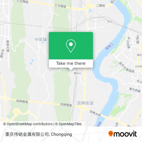 重庆伟铭金属有限公司 map