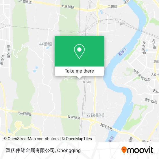 重庆伟铭金属有限公司 map