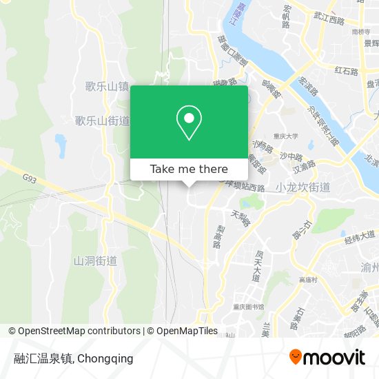 融汇温泉镇 map