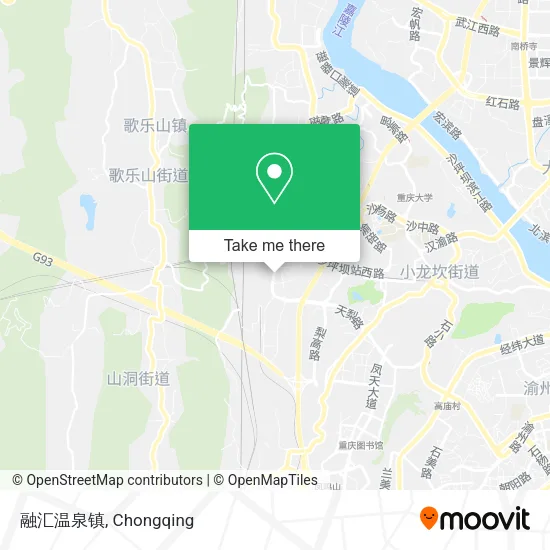 融汇温泉镇 map