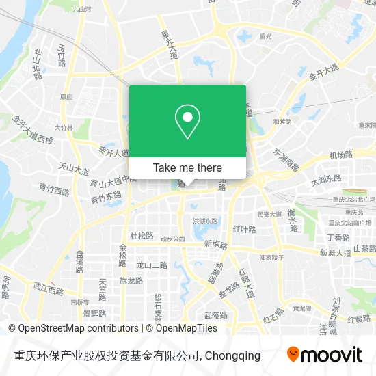 重庆环保产业股权投资基金有限公司 map