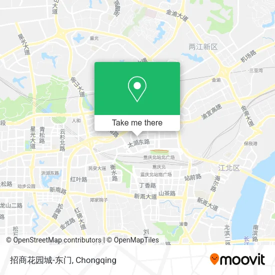 招商花园城-东门 map