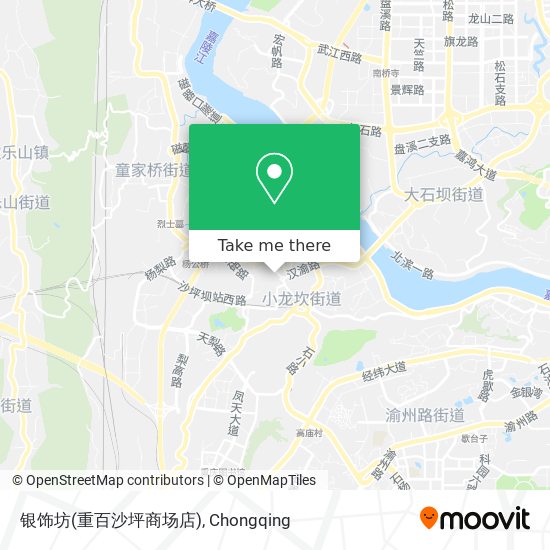 银饰坊(重百沙坪商场店) map