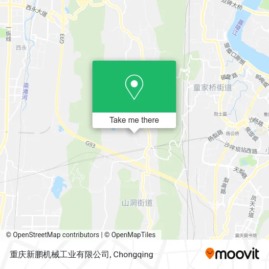 重庆新鹏机械工业有限公司 map