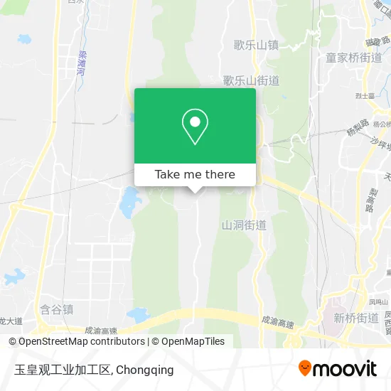 玉皇观工业加工区 map