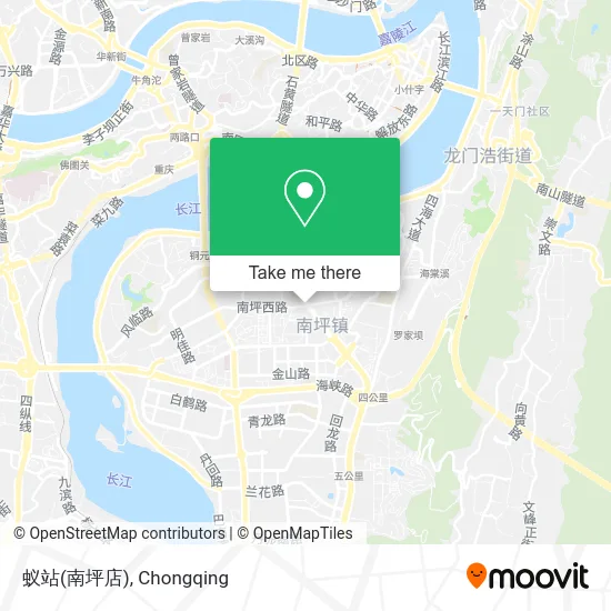 蚁站(南坪店) map