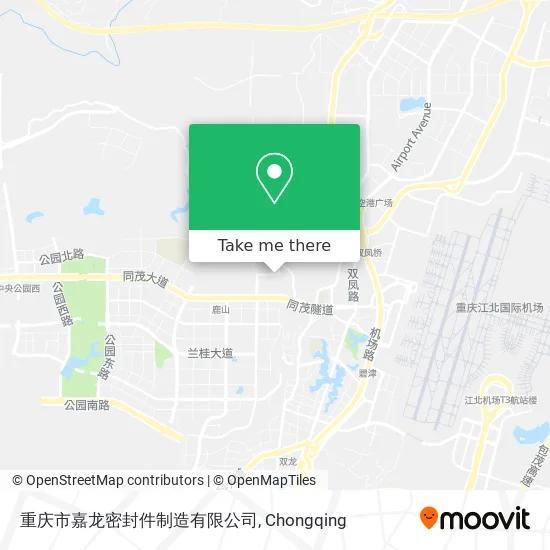 重庆市嘉龙密封件制造有限公司 map