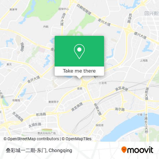 叠彩城一二期-东门 map