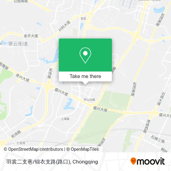 羽裳二支巷/锦衣支路(路口) map