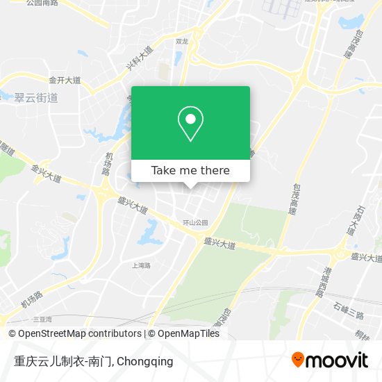 重庆云儿制衣-南门 map