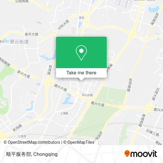 顺平服务部 map