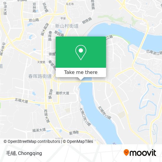 毛铺 map