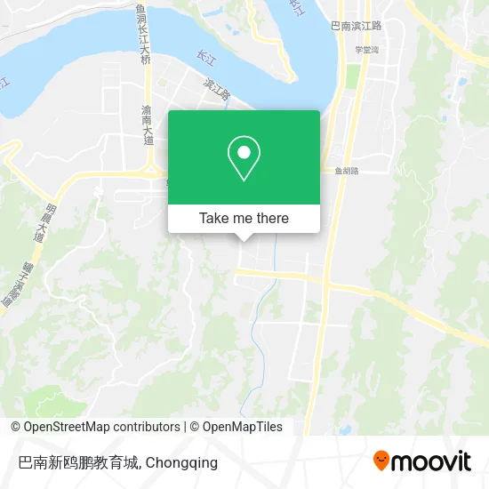 巴南新鸥鹏教育城 map
