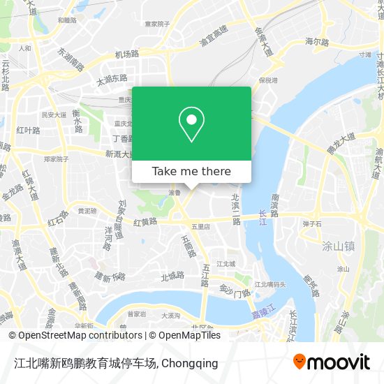 江北嘴新鸥鹏教育城停车场 map