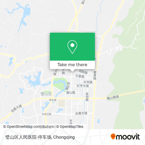 璧山区人民医院-停车场 map