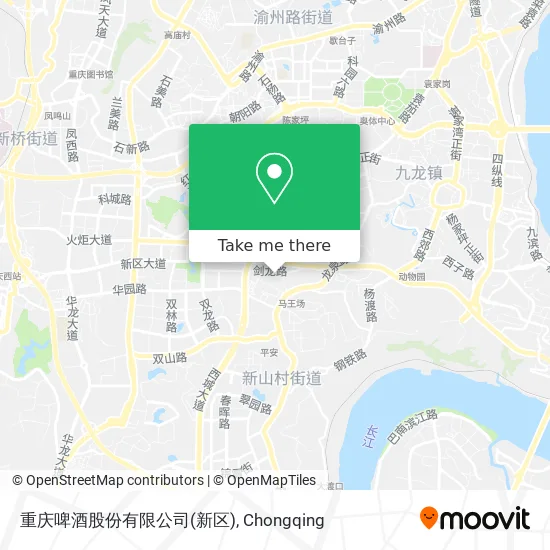 重庆啤酒股份有限公司(新区) map