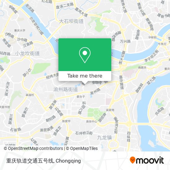 重庆轨道交通五号线 map