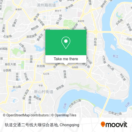 轨道交通二号线大堰综合基地 map