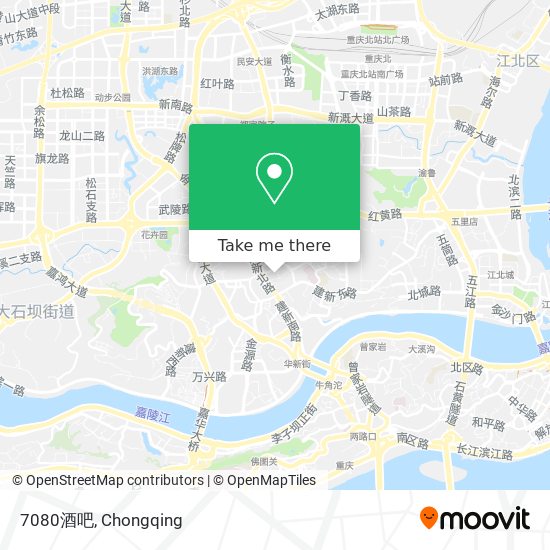 7080酒吧 map