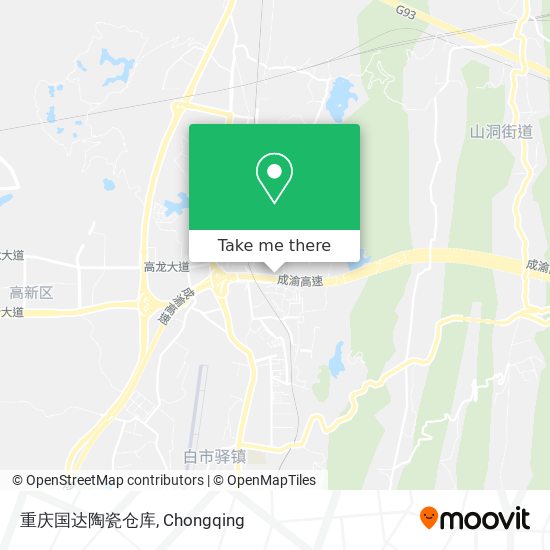 重庆国达陶瓷仓库 map