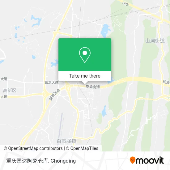 重庆国达陶瓷仓库 map