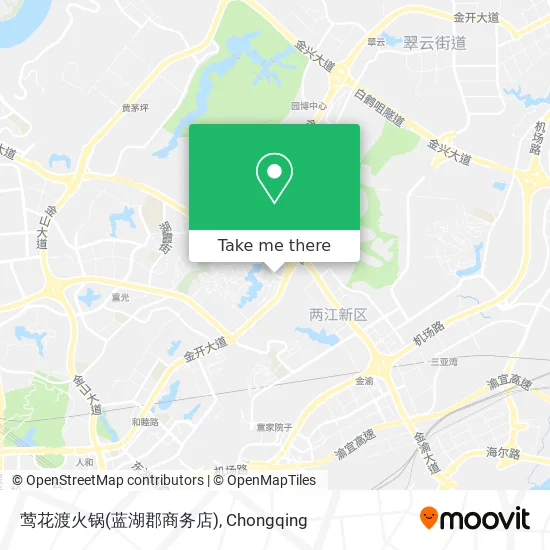 莺花渡火锅(蓝湖郡商务店) map