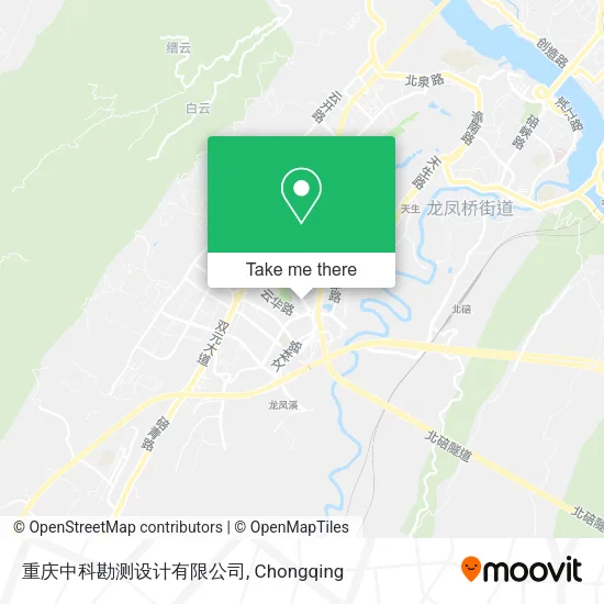 重庆中科勘测设计有限公司 map