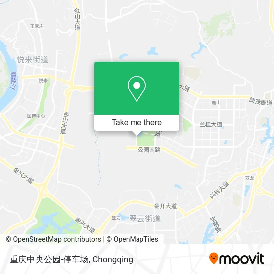 重庆中央公园-停车场 map