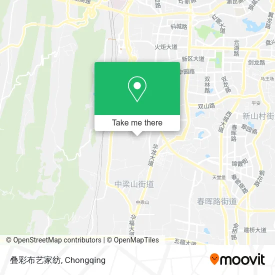 叠彩布艺家纺 map