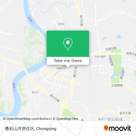 叠彩山洋房住区 map