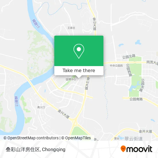 叠彩山洋房住区 map